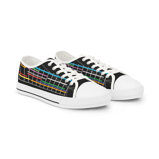 Low Top Sneakers (Men's) - Gantt Chart - All-Over-Print design