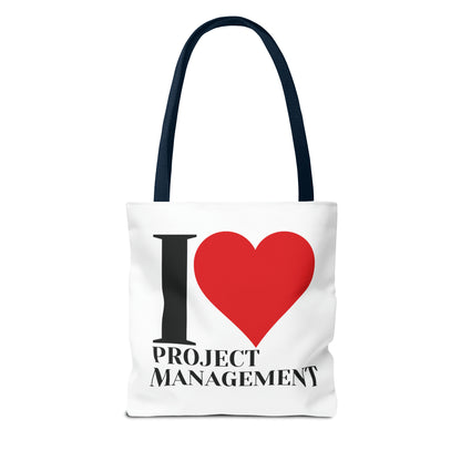 Tote Bag - All-Over-Print - Project Manager Nutritional Label