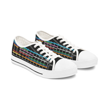 Low Top Sneakers (Women's) - Gantt Chart - All-Over Print design