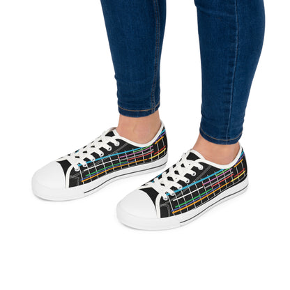 Low Top Sneakers (Women's) - Gantt Chart - All-Over Print design