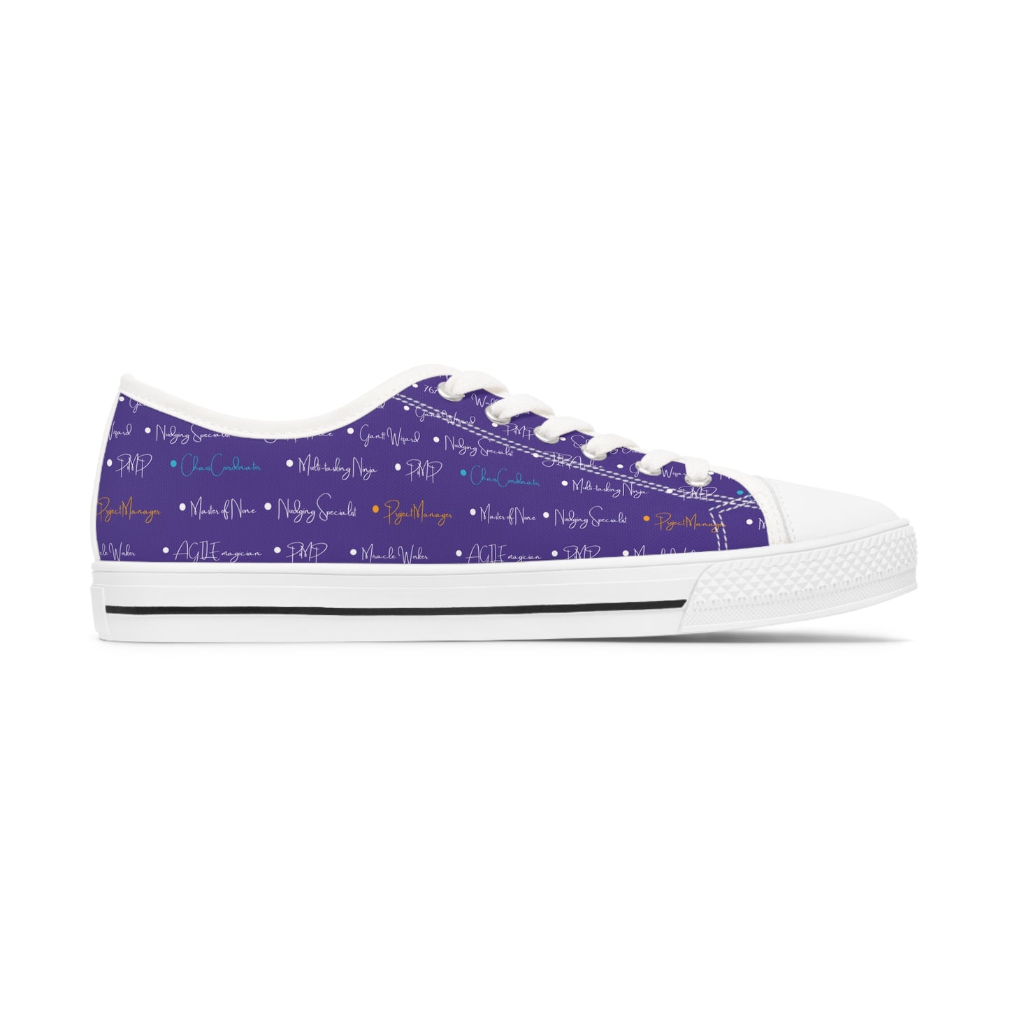 Low Top Sneakers (Women's) - Project Manager - All-Over-Print design