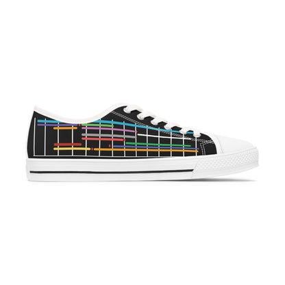 Low Top Sneakers (Women's) - Gantt Chart - All-Over Print design