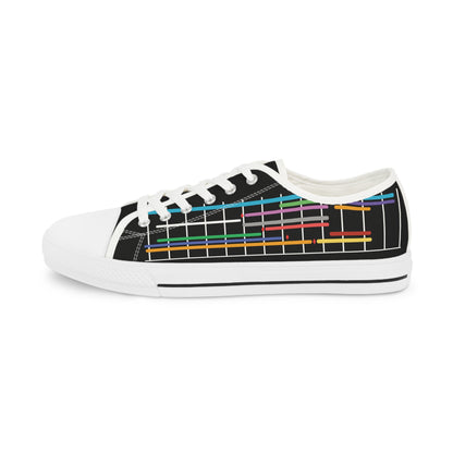 Low Top Sneakers (Men's) - Gantt Chart - All-Over-Print design