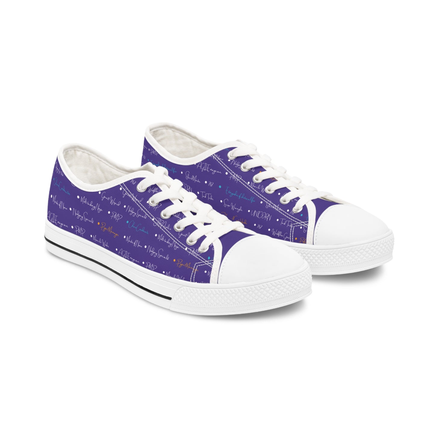 Low Top Sneakers (Women's) - Project Manager - All-Over-Print design