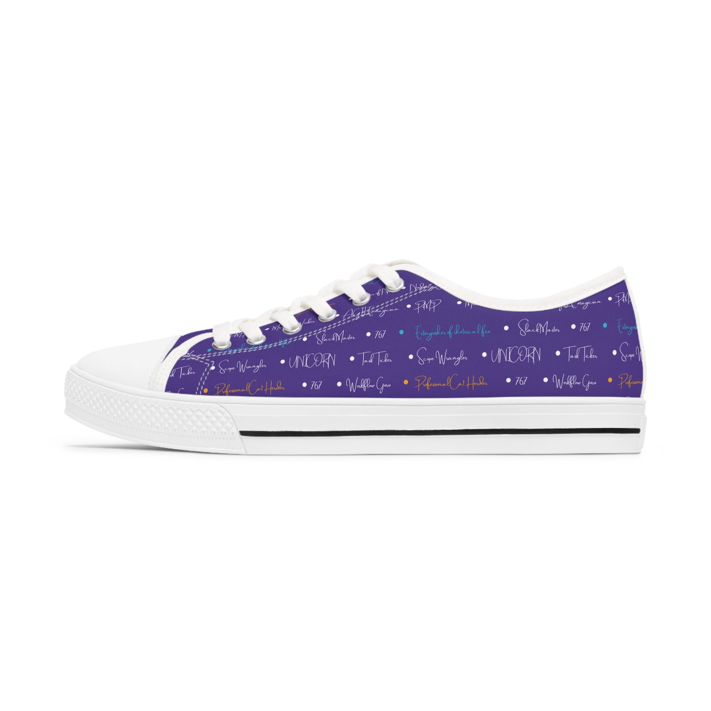 Low Top Sneakers (Women's) - Project Manager - All-Over-Print design